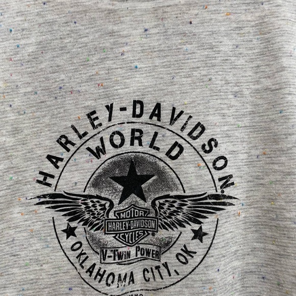 Harley Davidson Confetti Graph T Shirt - Picture 6 of 6